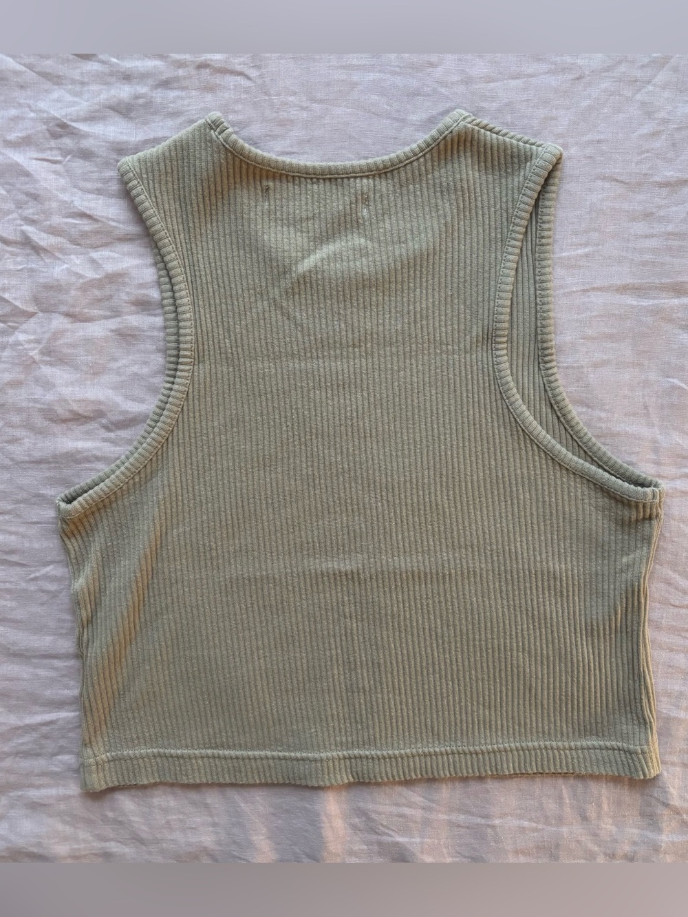 OAK + FORT | Ribbed Crop Tank Top - Picture 3 of 3